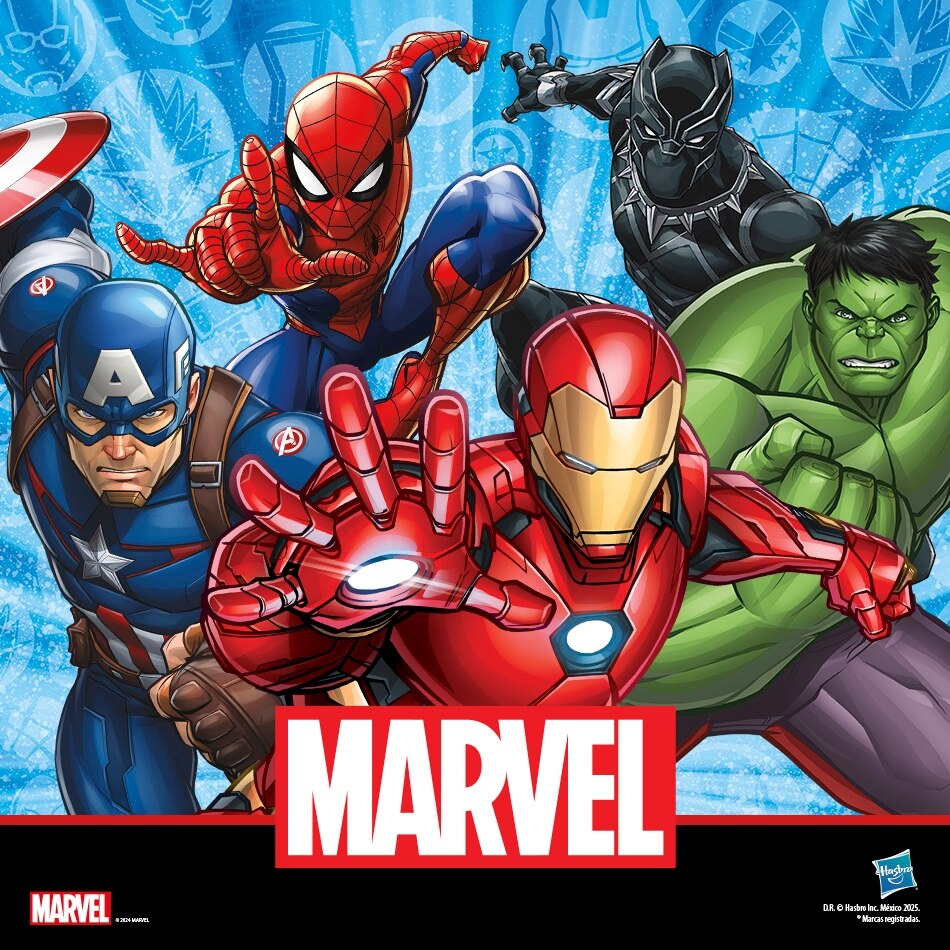 Marvel. Pulsa aquí para ver juguetes de la marca.