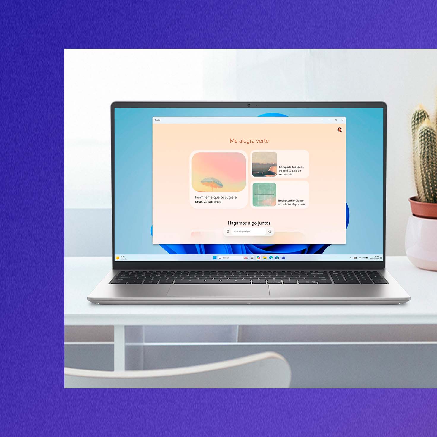 Copilot. Pulsa aquí para ver laptops con asistente Copilot.