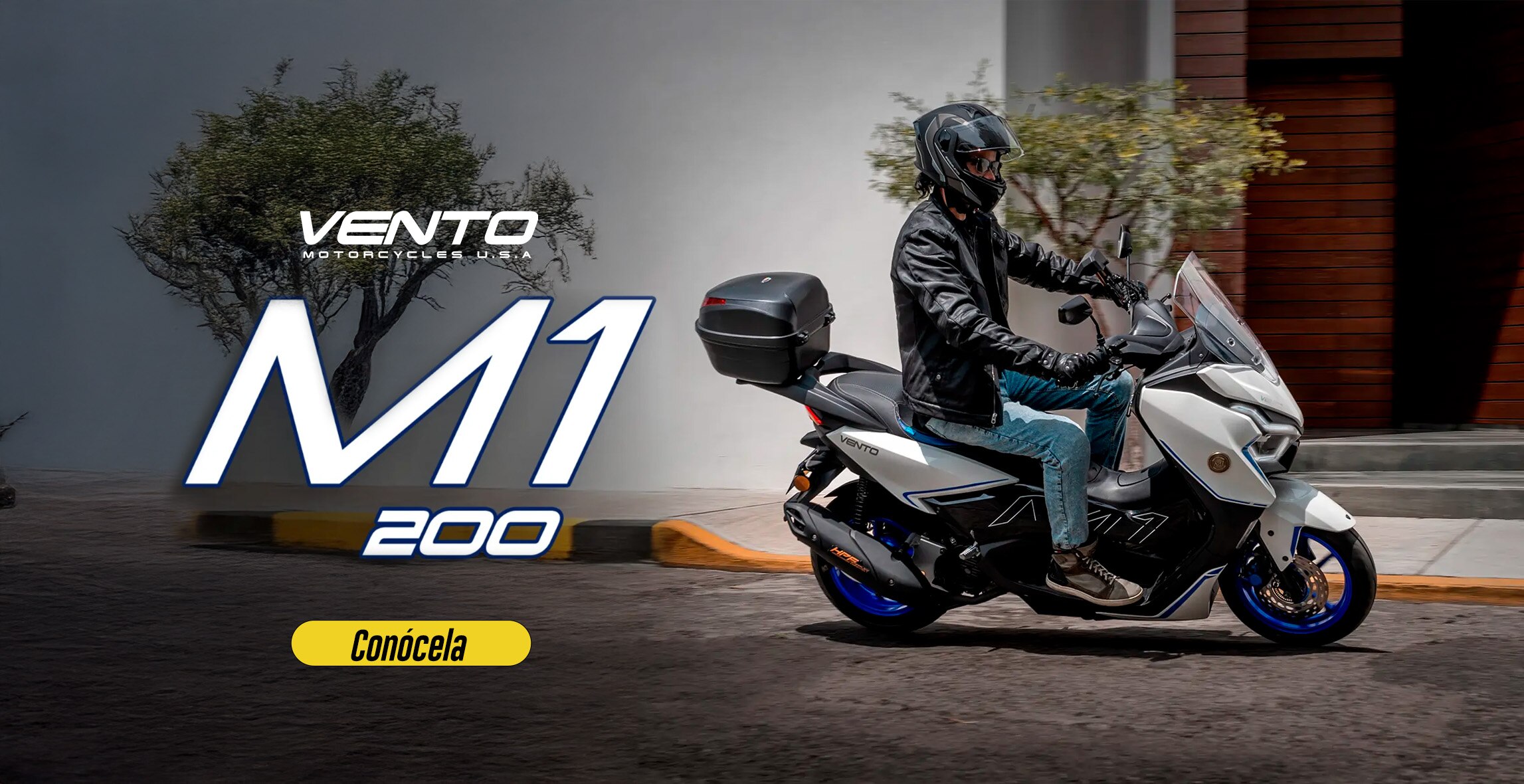 Motocicleta Vento modelo M1 200 cc. Pulsa aquí para conocerla.