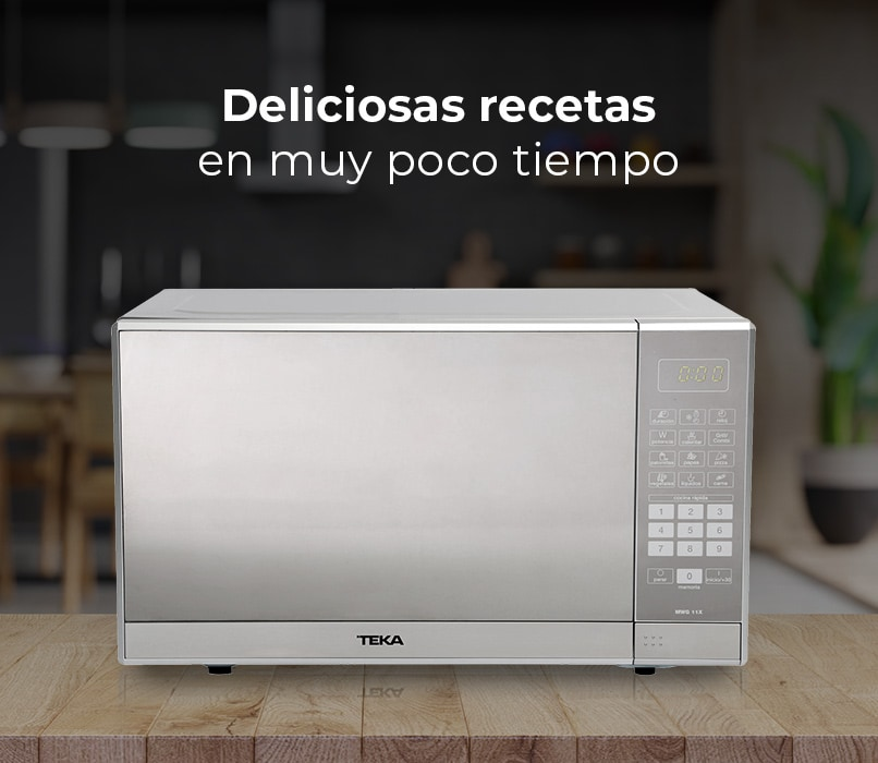 Microondas. Deliciosas recetas en muy poco tiempo. Pulsa aquí para comprar tu microondas Teka.