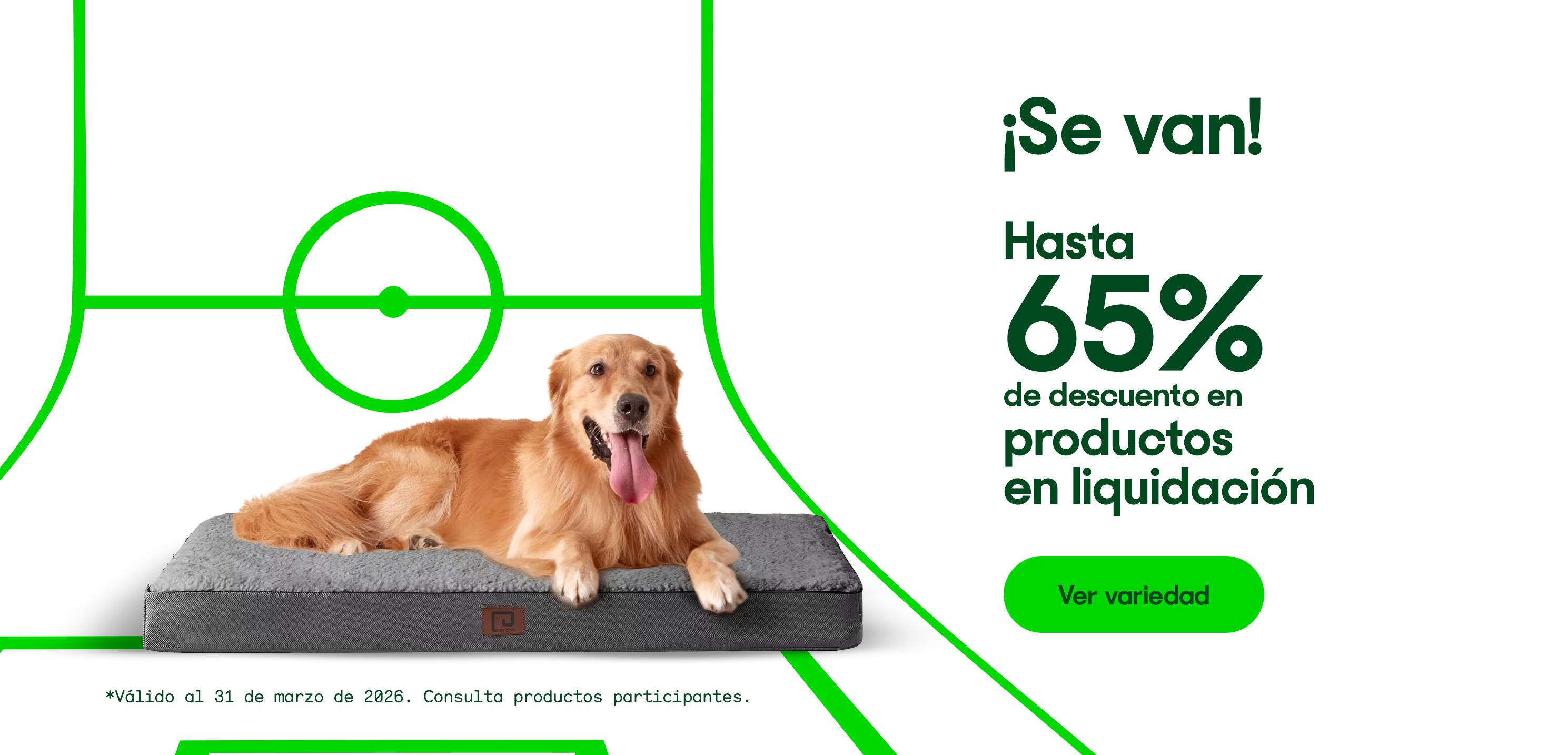 ¡Se van!. Hasta 65% de descuento en productos en liquidación. *Válido al 31 de marzo de 2026. Pulsa aquí para ver más.