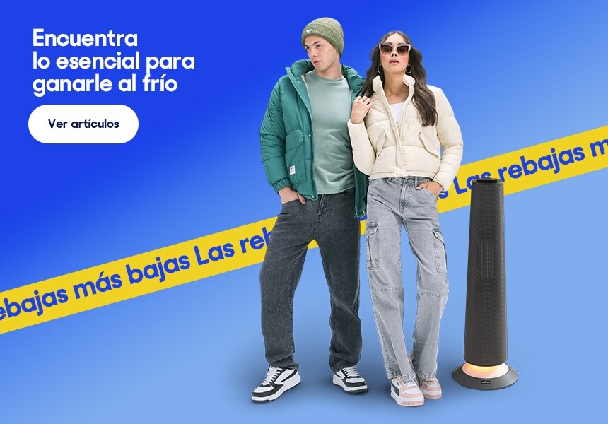 Lo esencial para ganarle al frío. Pulsa aquí para encontrar sudaderas, chamarras, calefactores y más.