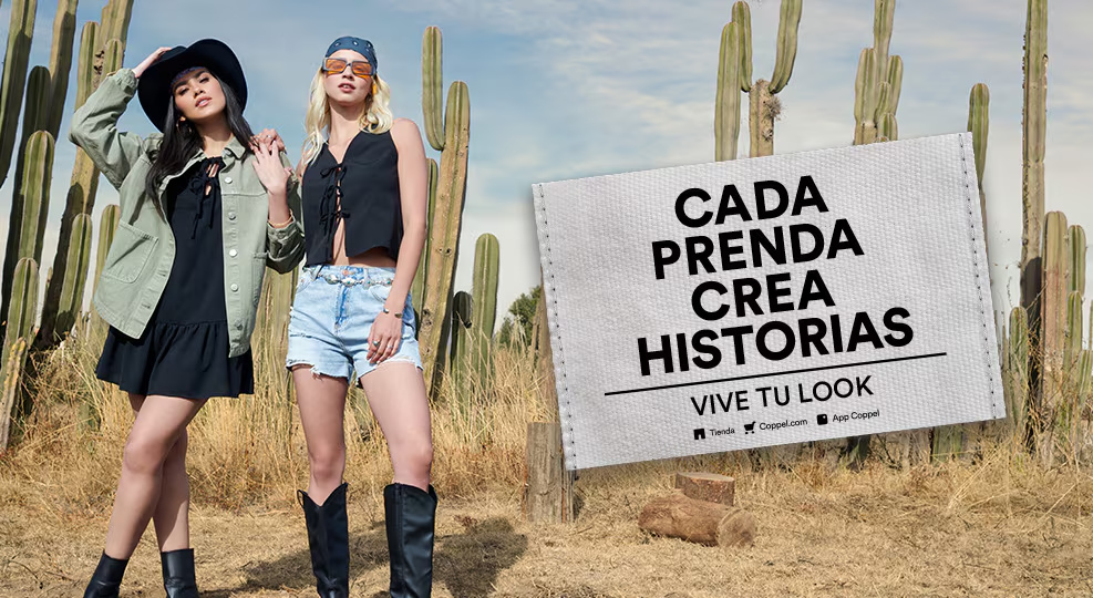Cada prenda crea historias. Vive tu look. Pulsa aquí para descubrir las nuevas tendencias.