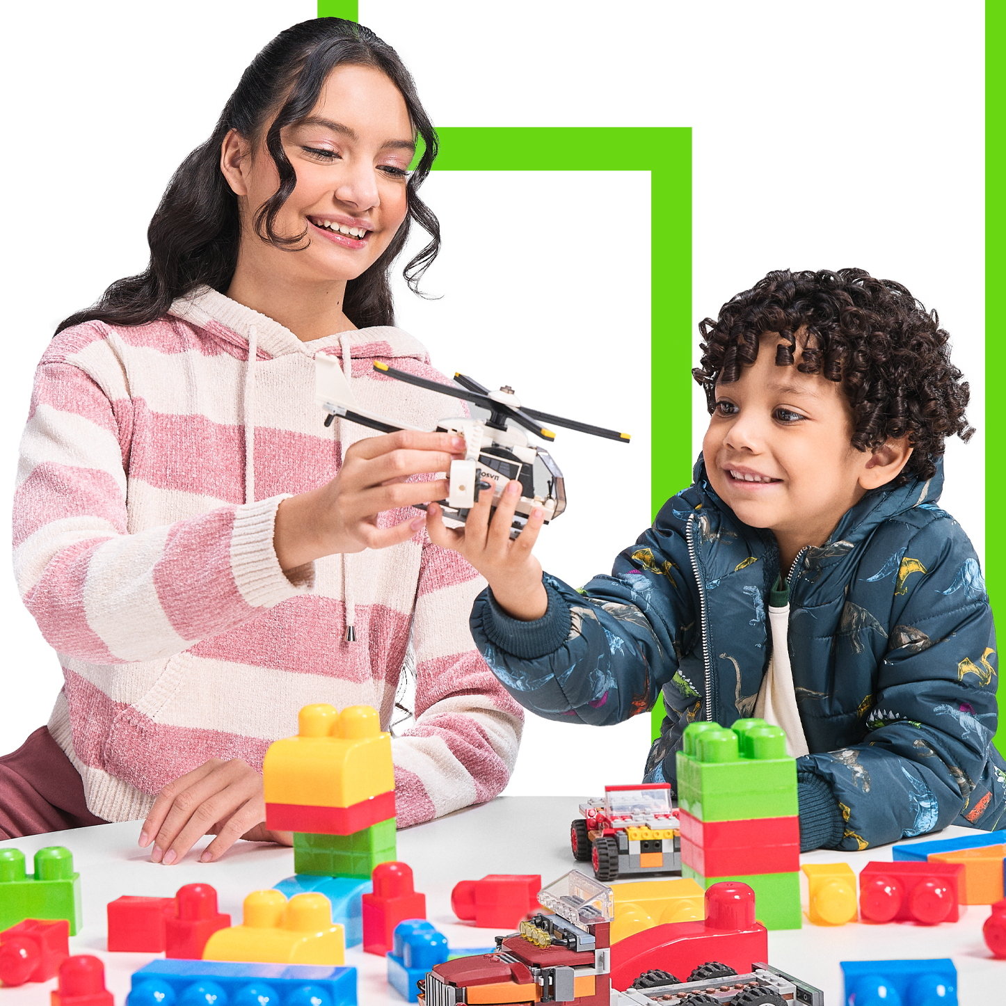 Bloques de construcción. Pulsa aquí para descubrir sets.