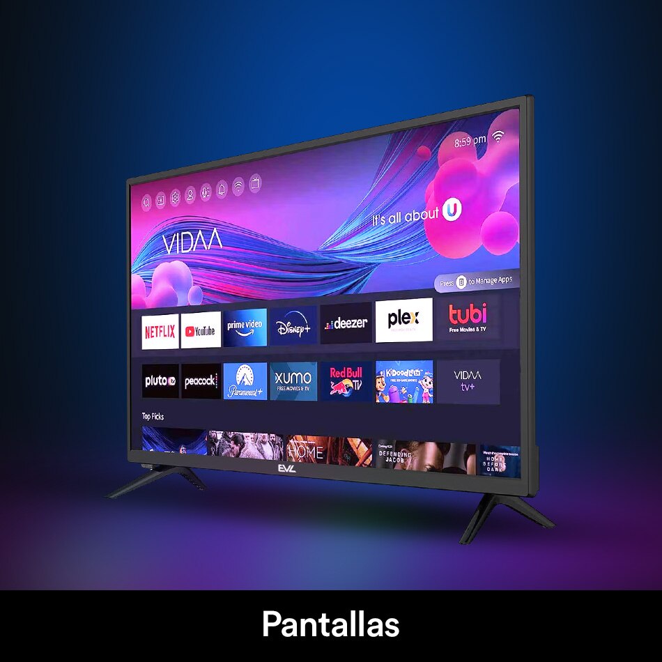 Pantallas. Pulsa aquí para ver equipos EVL.