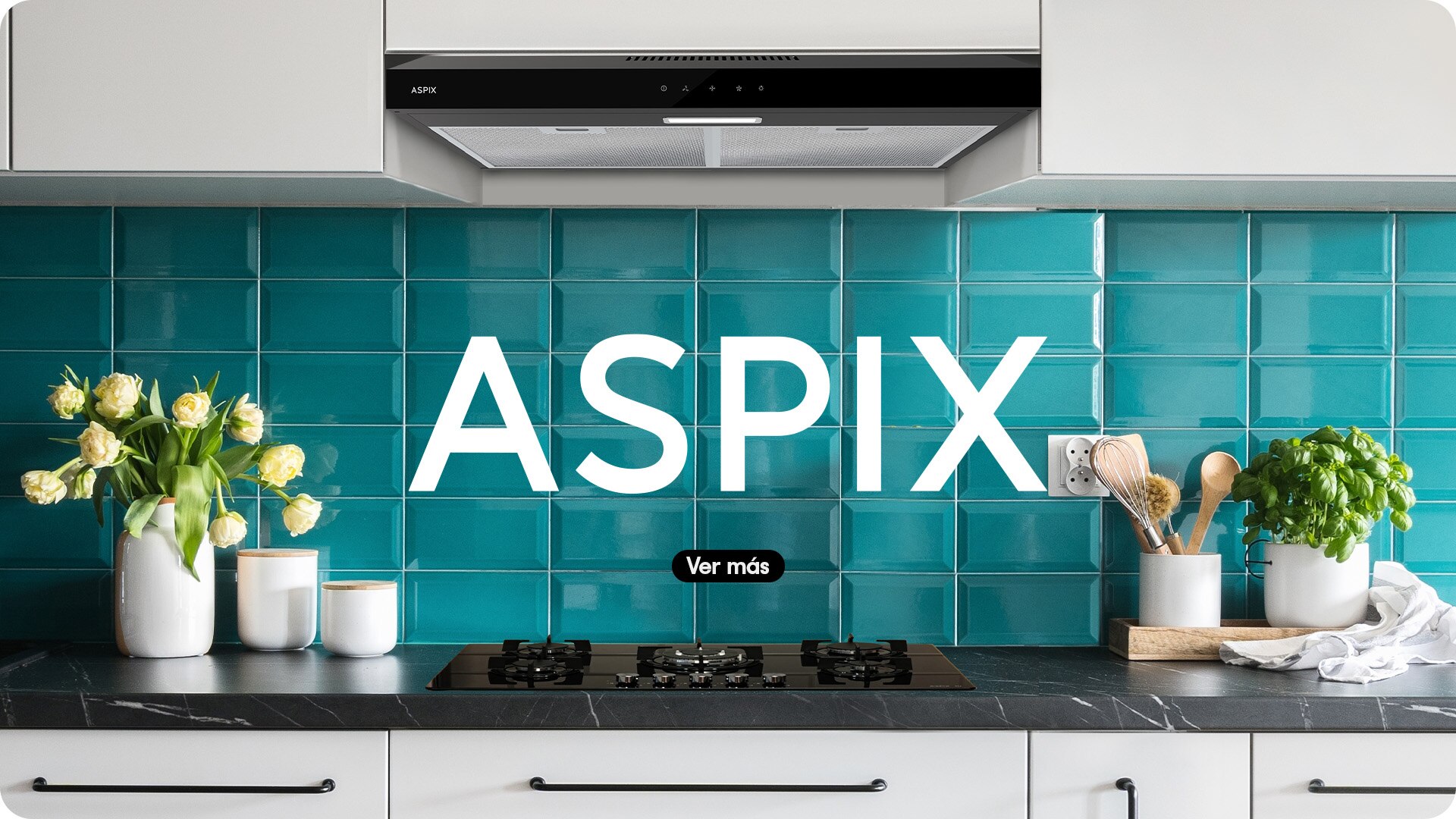 Parrillas y campanas Aspix. Pulsa aquí para equipar tu cocina. 