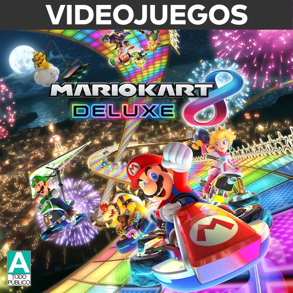 Videojuegos Mario Kart Deluxe 8 y más. Pulsa aquí para explorar videojuegos para consolas Nintendo.