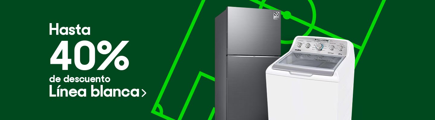 Hasta 40% de descuento en línea blanca. Pulsa aquí para elegir.