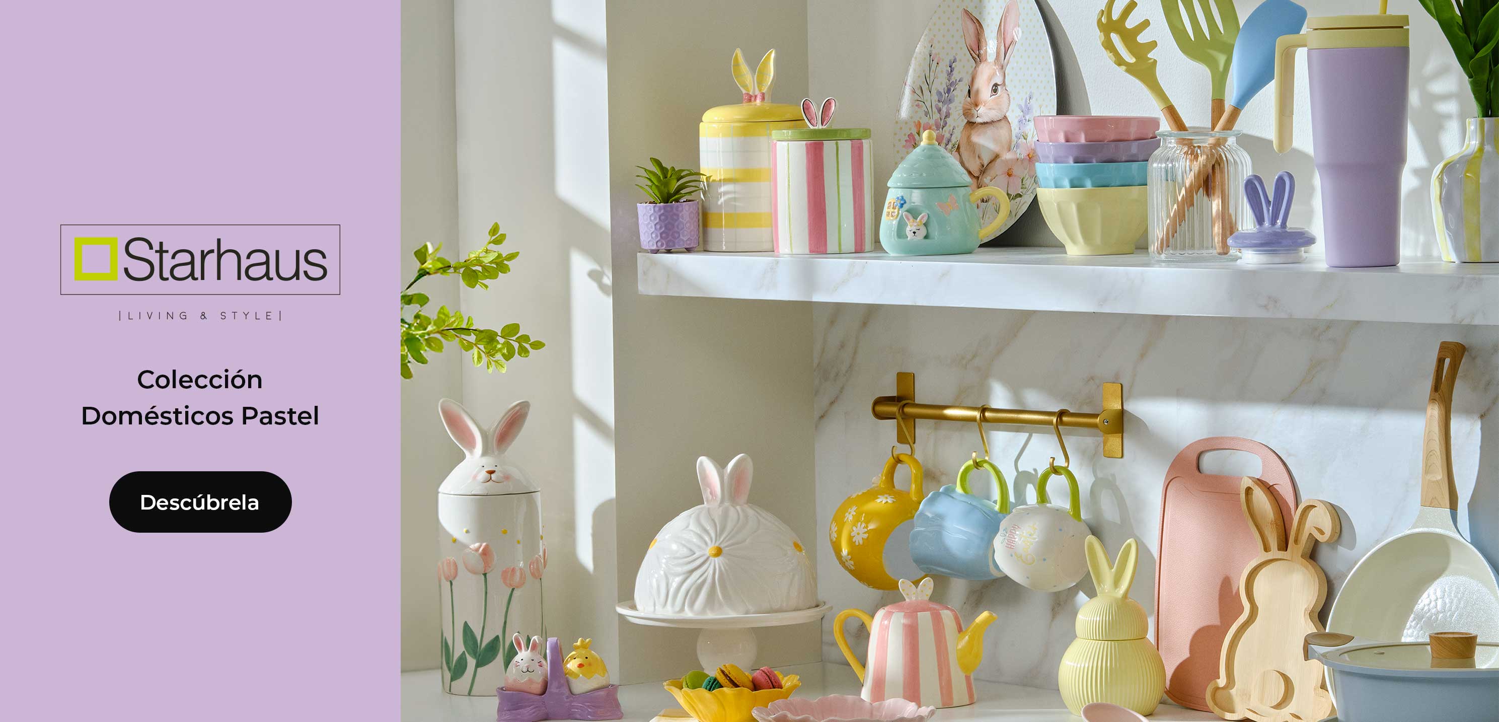 Starhaus. Living and style. Colección Domésticos Pastel. Pulsa aquí para descubrirla. 			 			 			 			 			 			 			 			 			 			 			
