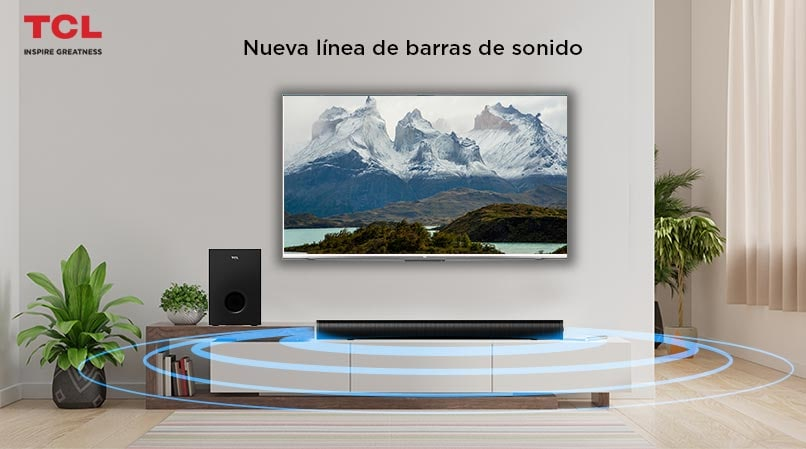 TCL. Nueva línea de barras de sonido. Pulsa aquí para equiparte.