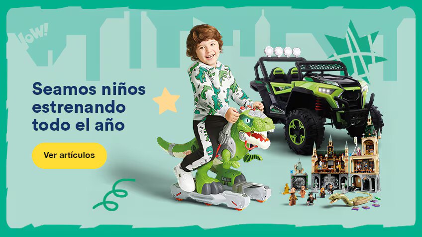Seamos niños estrenando. Pulsa aquí para encontrar artículos infantiles y más.