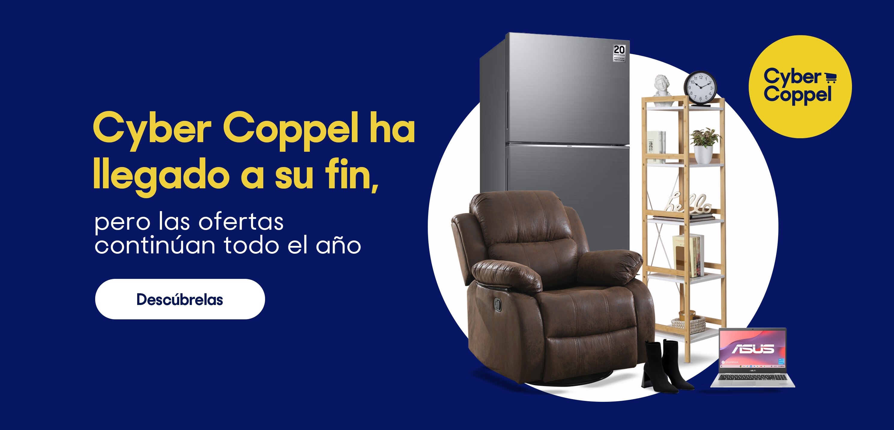 Cyber Coppel ha llegado a su fin, pero las ofertas continúan todo el año. Pulsa aquí para descubrirlas.