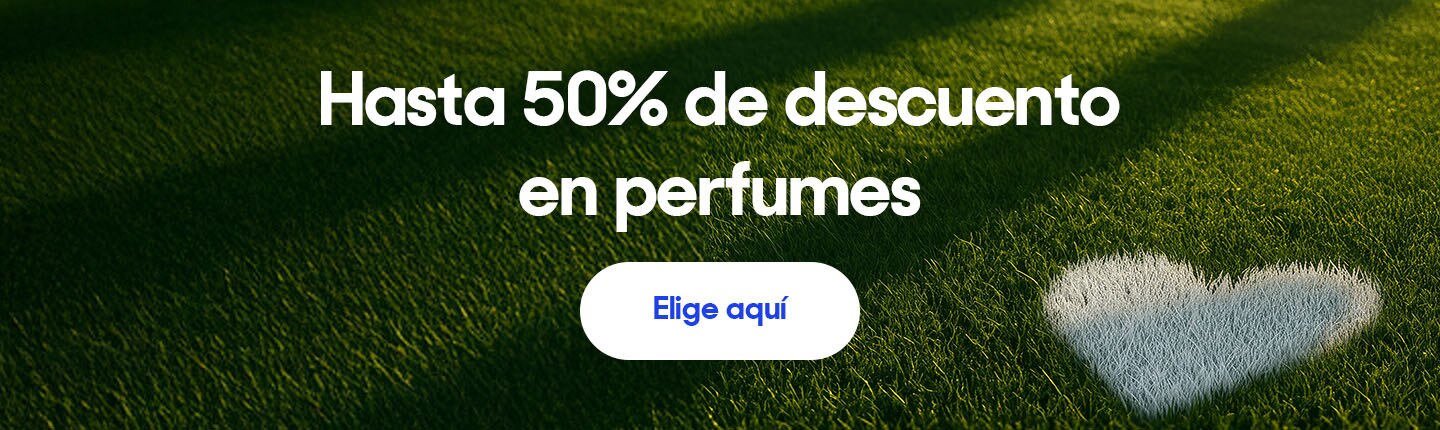 Hasta 50% de descuento en perfumes. Pulsa aquí para elegir.