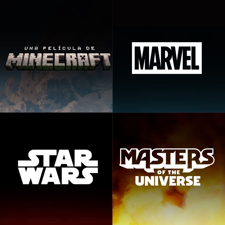 Una película de Minecraft. Marvel. Star Wars. Masters of the universe. Pulsa aquí para encontrar juguetes Mattel.