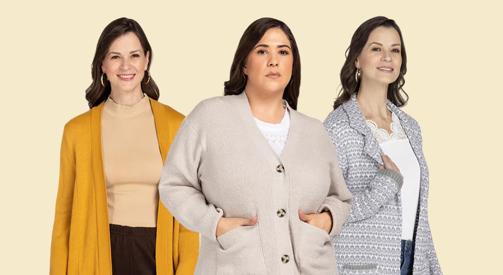 Suéteres, cárdigans y más complementos para tu outfit. Pulsa aquí para ver más de Lady Sun.