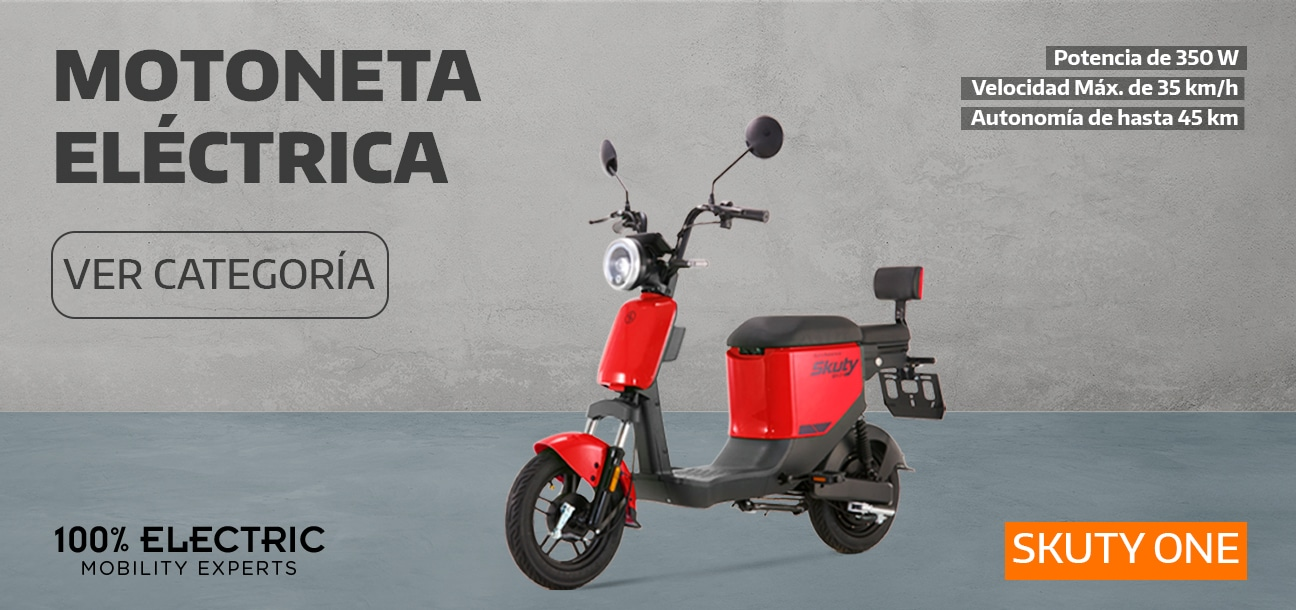 Yadea. Bici moto eléctrica modelo Skuty One. 100% eléctrica. Pulsa aquí para ver más.