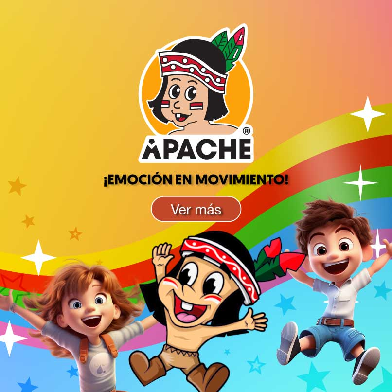 Apache. Emoción en movimiento. Pulsa aquí para ver juguetes de la marca.