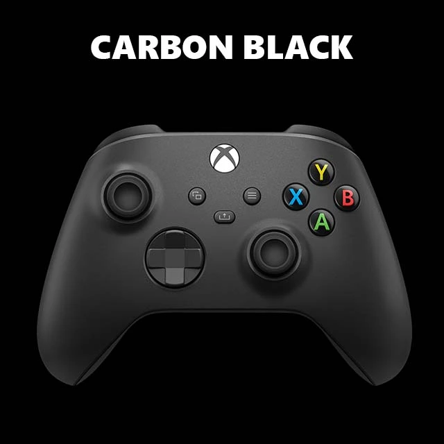 Control inalámbrico para xbox negro.