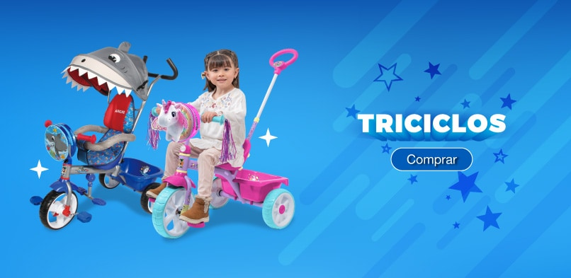 Triciclos. Pulsa aquí para ver triciclos de la marca Apache.