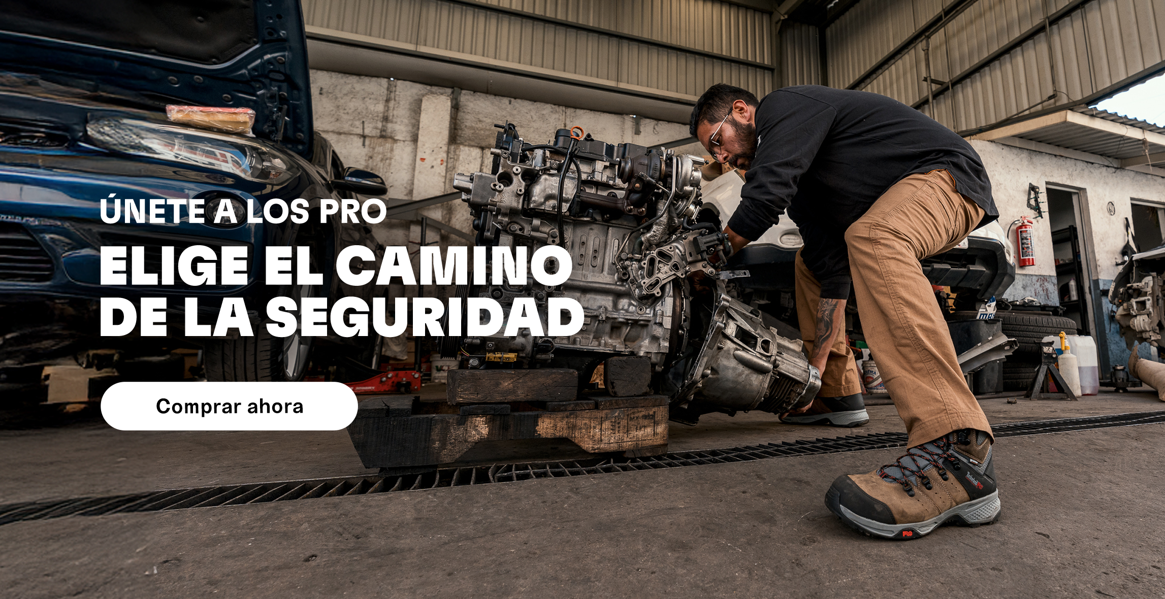 Timberland. Únete a los Pro. Elige el camino de la seguridad. Pulsa aquí para comprar. 