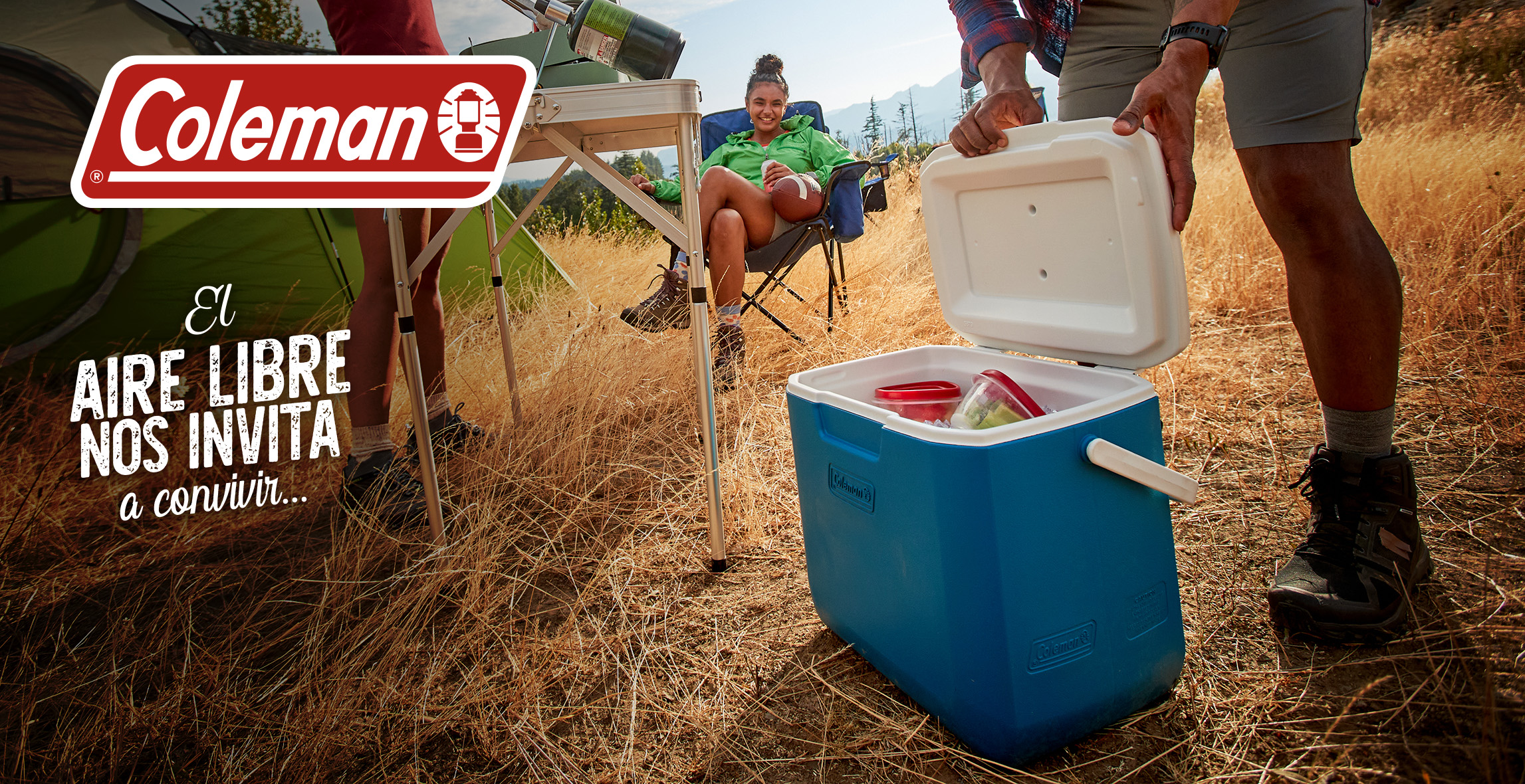 Coleman. El aire libre nos invita a convivir. Pulsa aquí para ver termos y hieleras Coleman. 