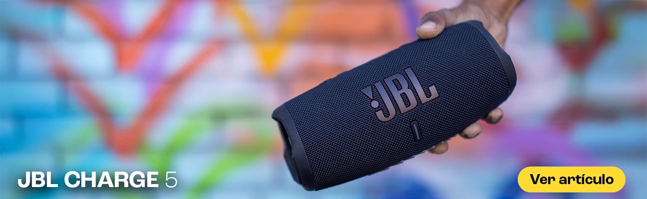 Charge 5. Bocina portátil JBL resistente al agua. Pulsa aquí para estrenar la tuya.