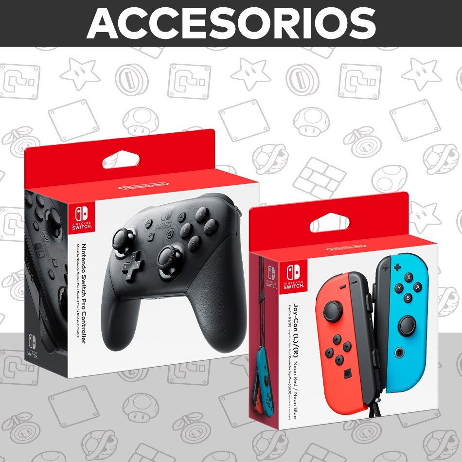 Accesorios para consolas Nintendo. Pulsa aquí para comprar controles extras, fundas, memorias y más.