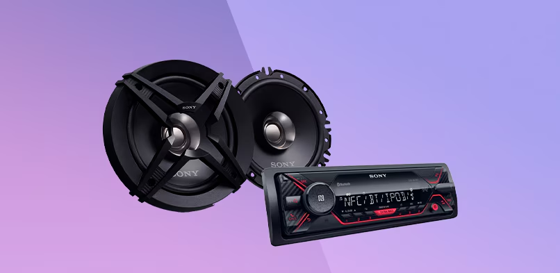 Audio para autos de Sony. Pulsa aquí para equipar el tuyo.