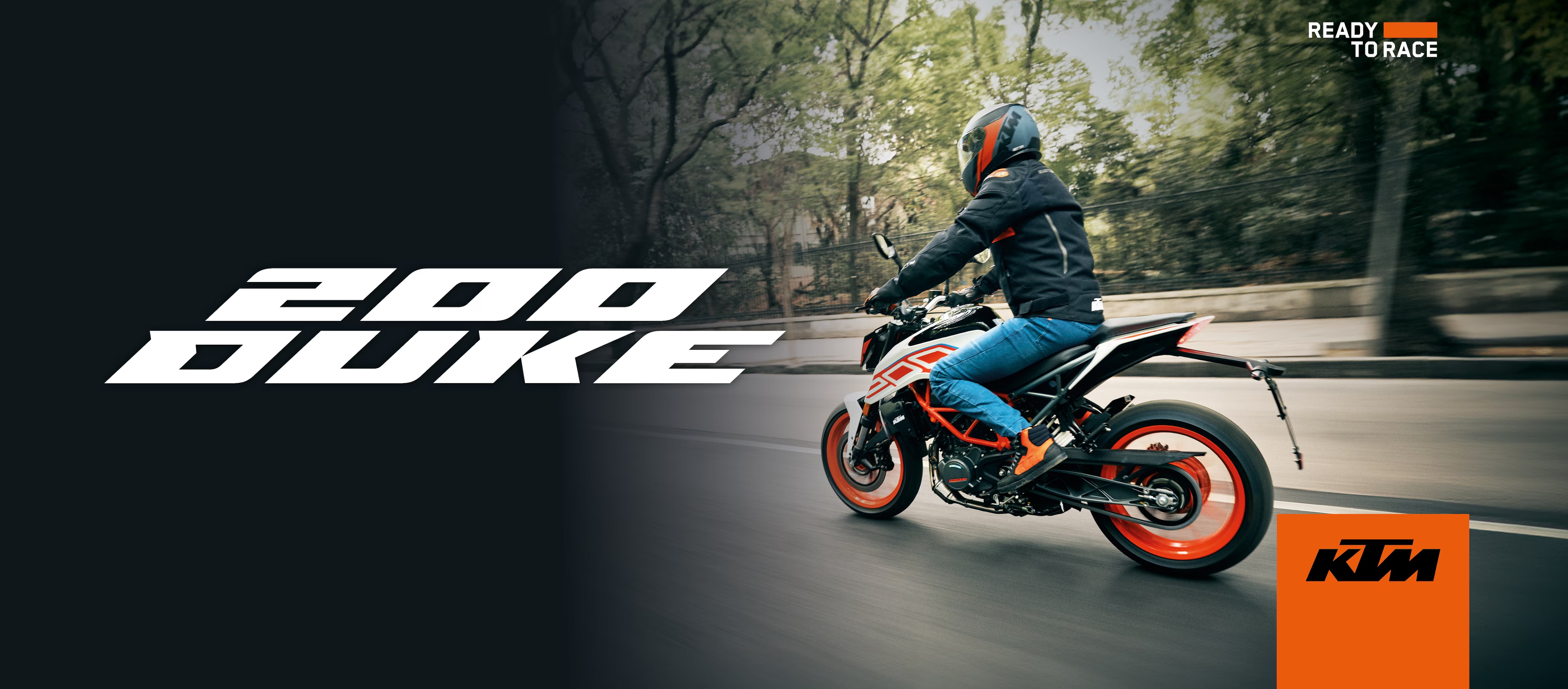 Motocicleta KTM 200 DUKE. Ready to Race.