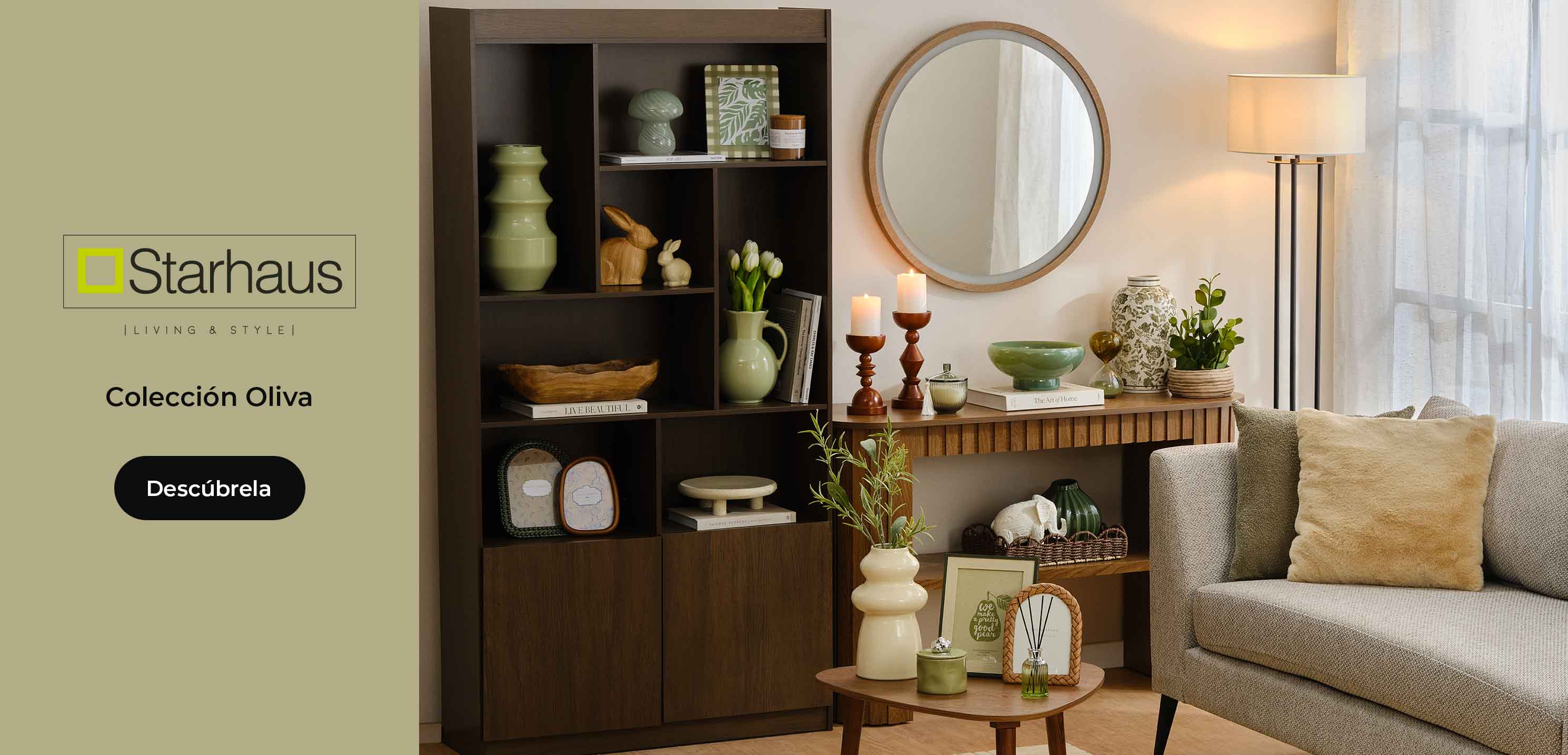 Starhaus. Living and style. Colección Oliva. Pulsa aquí para descubrirla.