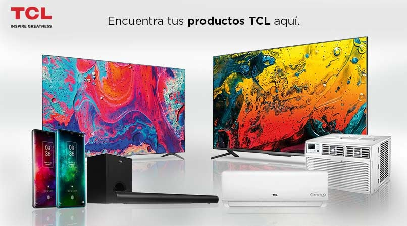 TCL. Encuentra tus productos TCL aquí. Pulsa aquí para ver la variedad de artículos de la marca.