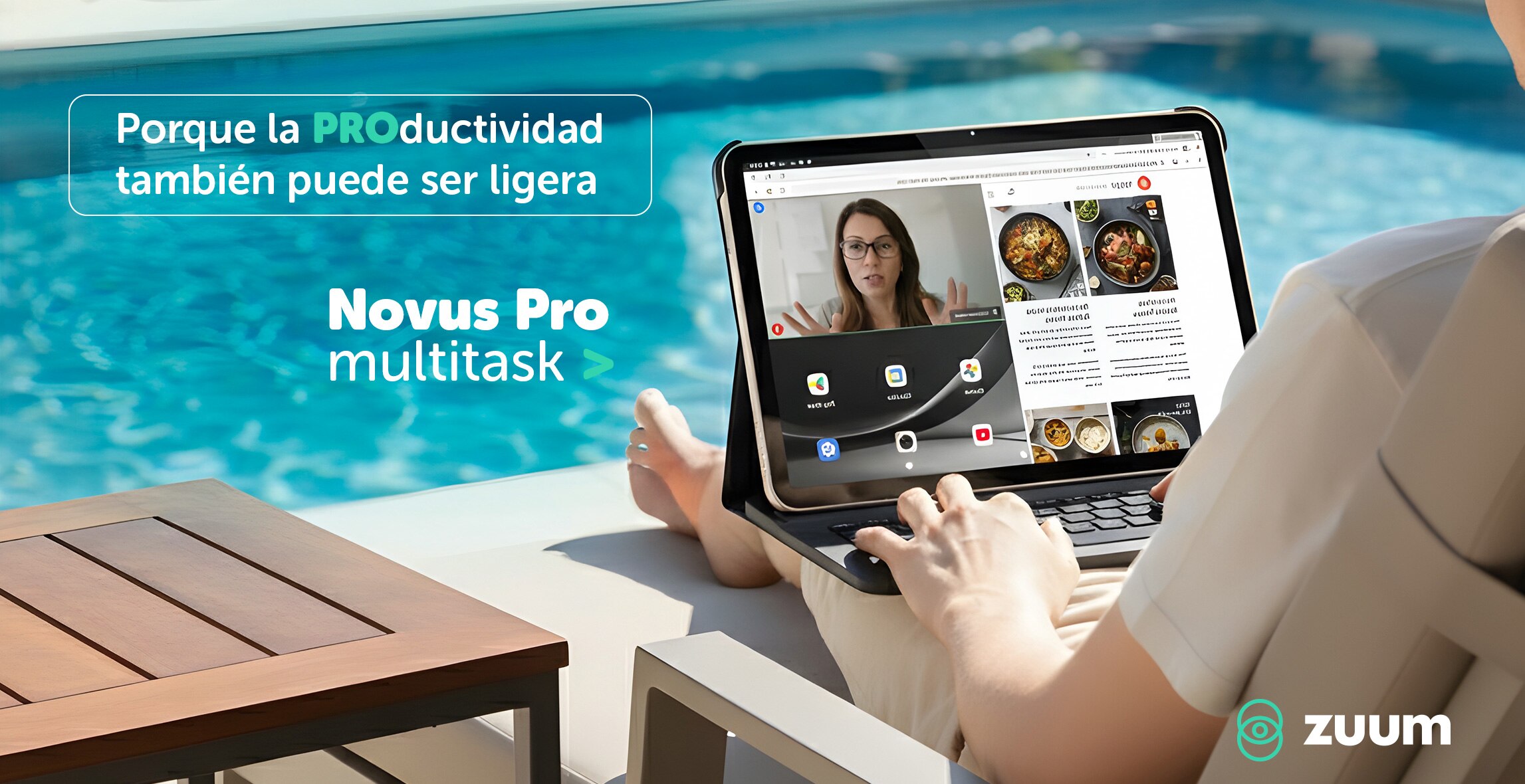 Zuum. Novus Pro multitarea. Pulsa aquí para estrenarla.