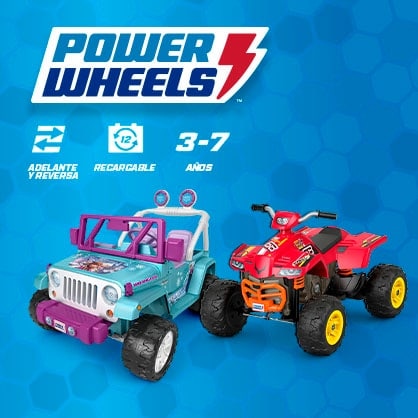 Mattel. Power Wheels. Pulsa aquí para ver juguetes de la línea.