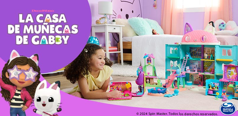 Spin Master. Juguetes de La Casa de Muñecas de Gabby. Pulsa aquí para consentir a tu peque.