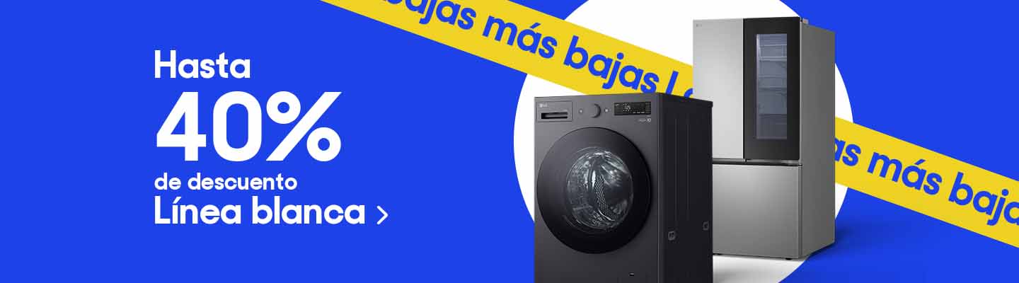 Hasta 40% de descuento en línea blanca. Pulsa aquí para elegir.