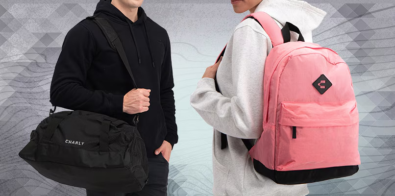 Charly. Accesorios. Pulsa aquí para ver mochilas, maletas deportivas y más.