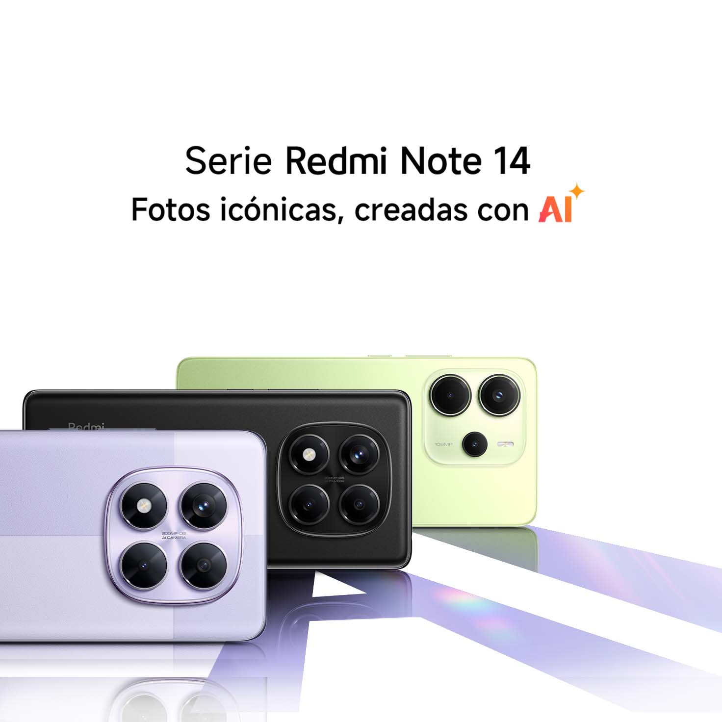 Serie Redmi Note 14. Fotos icónicas, creadas con AI. Pulsa aquí para renovar tu celular. 