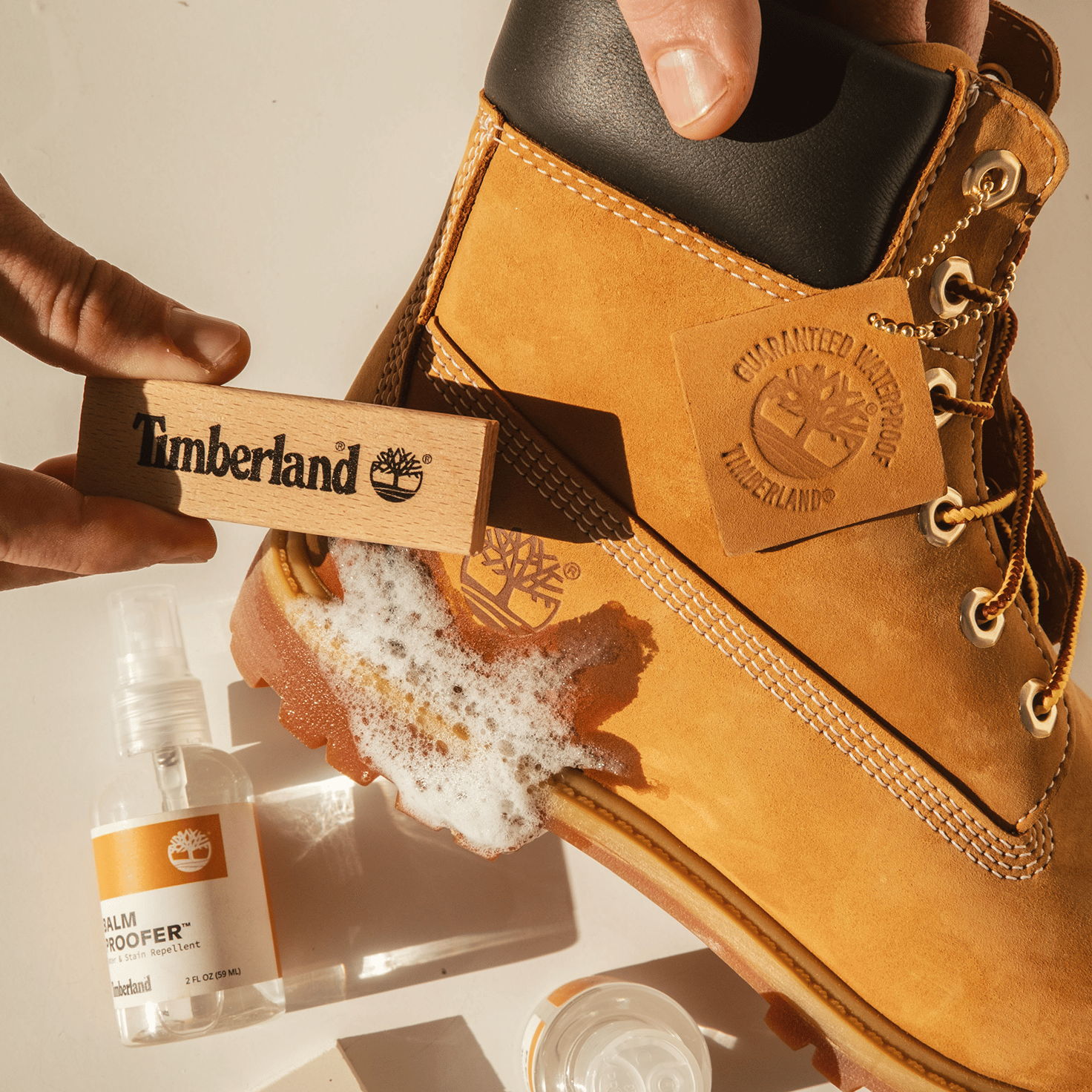 Pulsa aquí para encontrar productos de limpieza de la marca Timberland.