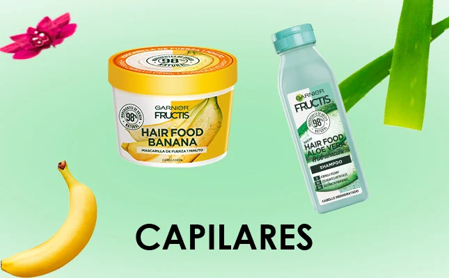Mascarillas para el cabello Hair Food de Garnier Fructis. Pulsa aquí para ver más productos para el cabello.