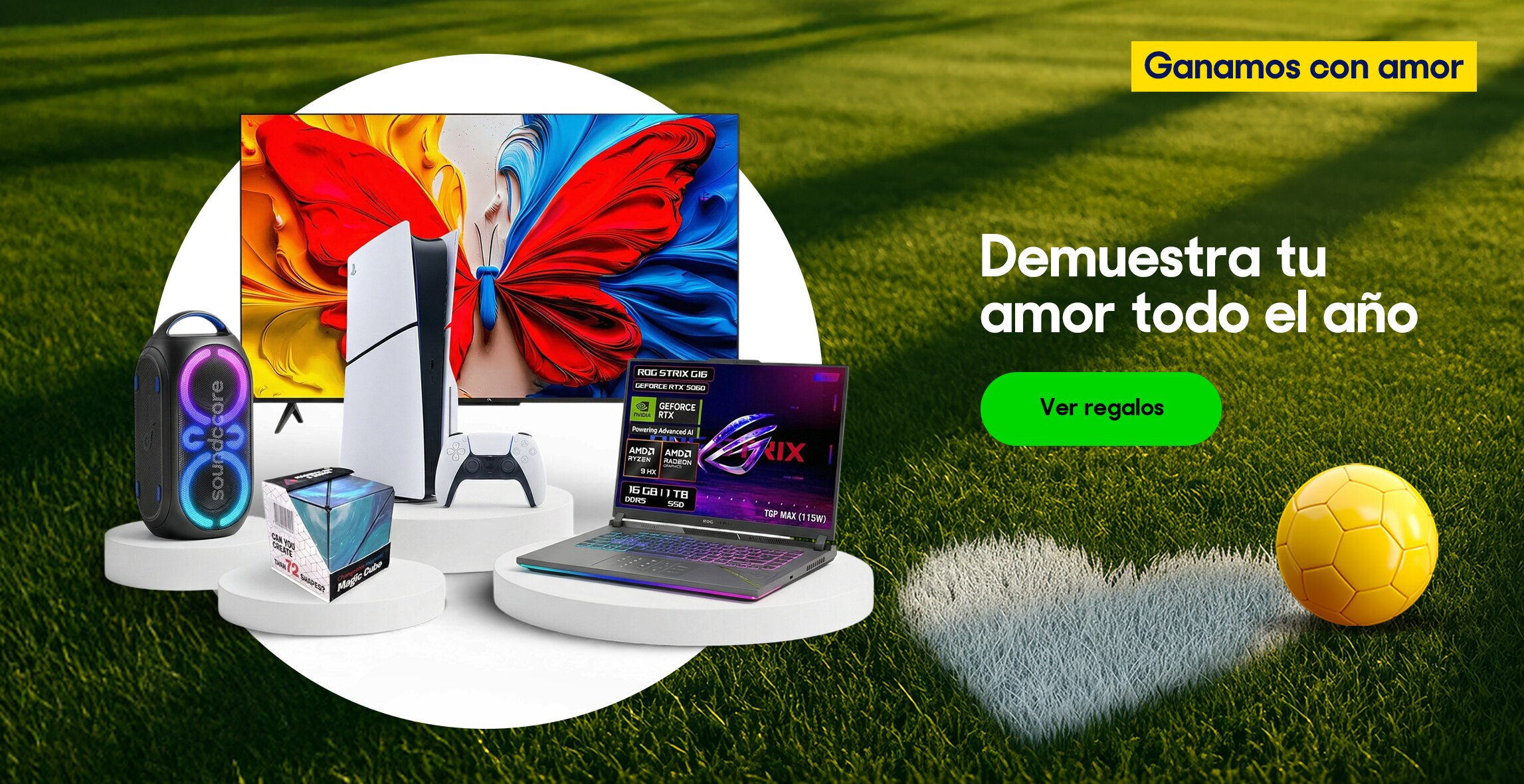 Demuestra tu amor todo el año. Pulsa aquí para descubrir regalos.