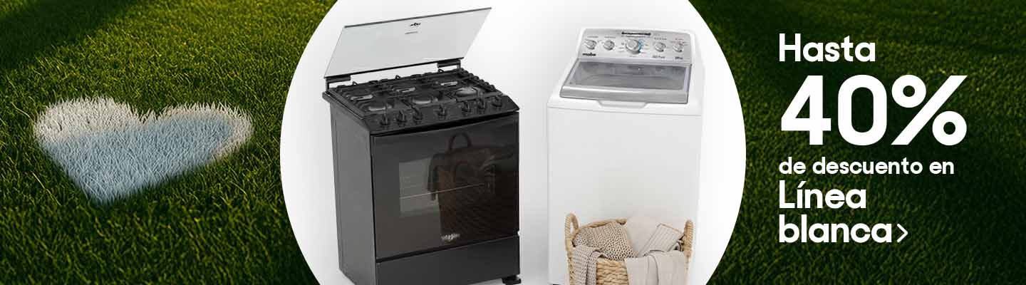 Hasta 40% de descuento en línea blanca. Pulsa aquí para elegir.
