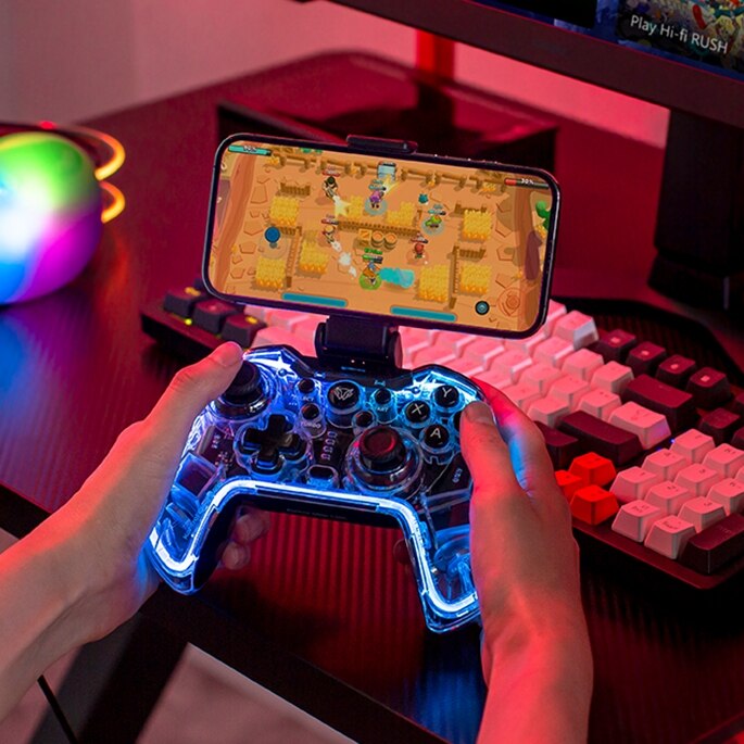 Control de videojuego con celular y PC. Pulsa aquí para ver productos gaming.