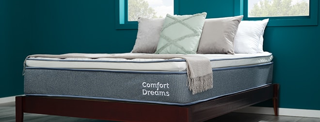 Comfort Dreams. Colchón. Pulsa aquí para ver tamaños y modelos de colchones de la marca.