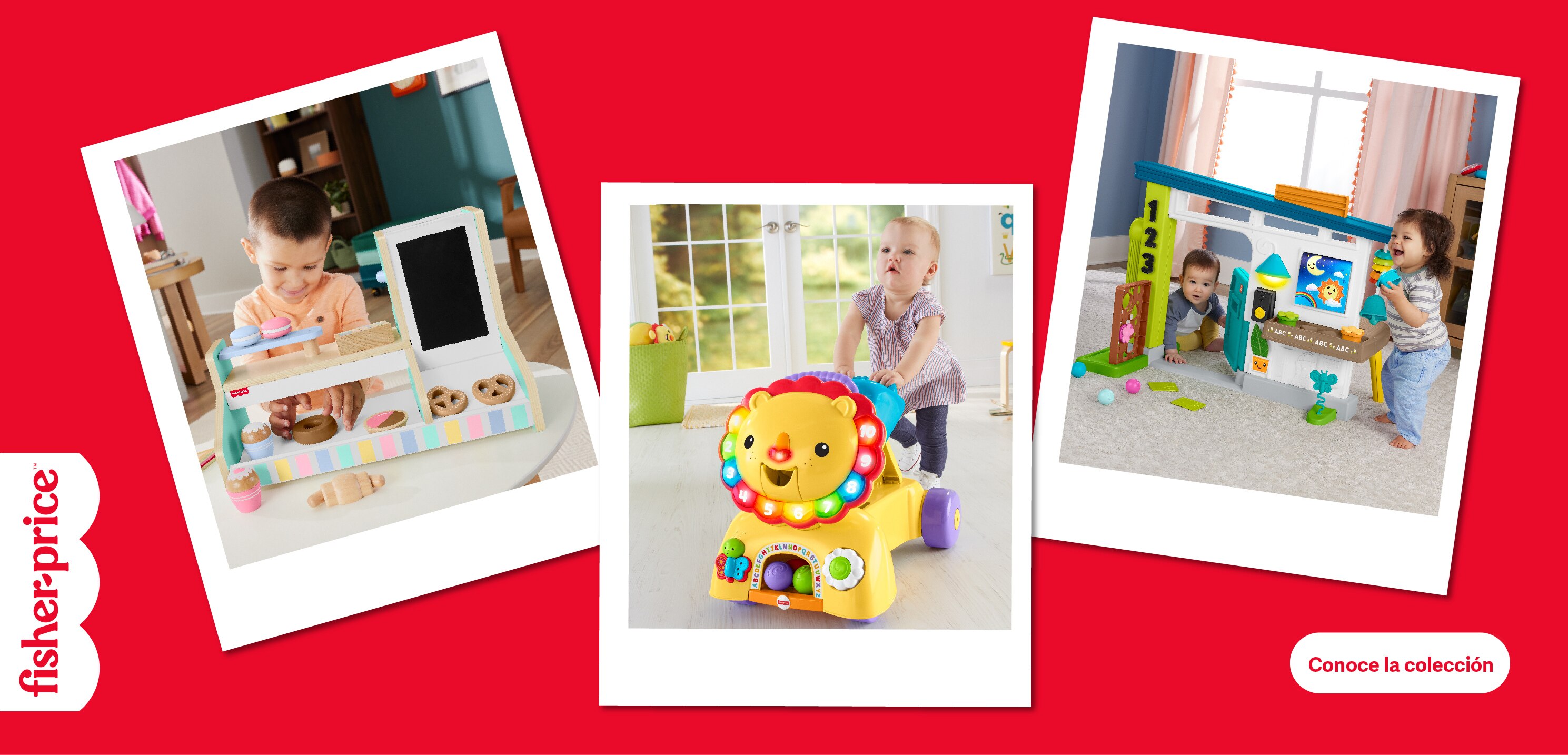 Fisher-price. Pulsa aquí para encontrar juguetes de la marca.