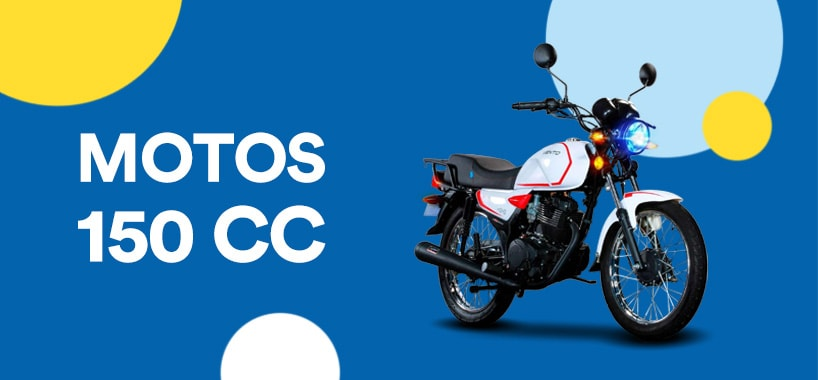 Pulsa aquí para encontrar motos de cilindrada 150cc.