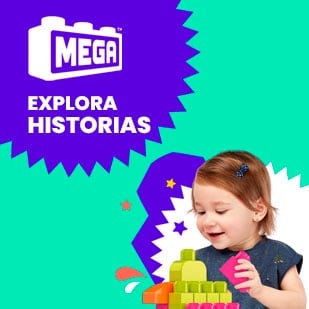 Mattel. Mega. Explora historias. Pulsa aquí para ver juguetes Mattel.