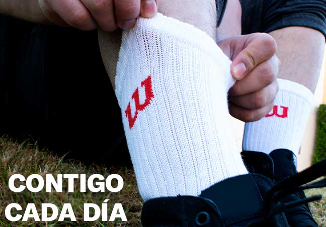 Contigo cada día. Pulsa aquí para ver ropa de la marca Wilson.