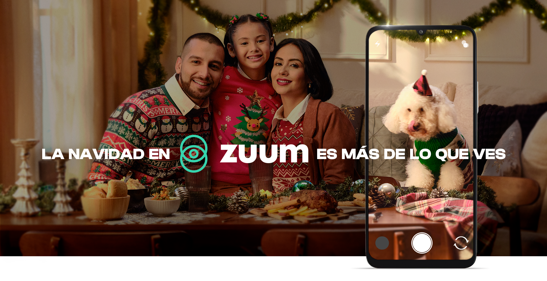 Zuum. La Navidad en Zuum, es más de lo que ves. Pulsa aquí para ver celulares de la marca.