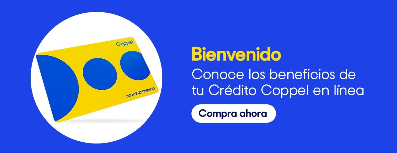 Bienvenido a tu Crédito Coppel en línea.Descubre todos los beneficios que te esperan y aprovecha para comprar ahora.