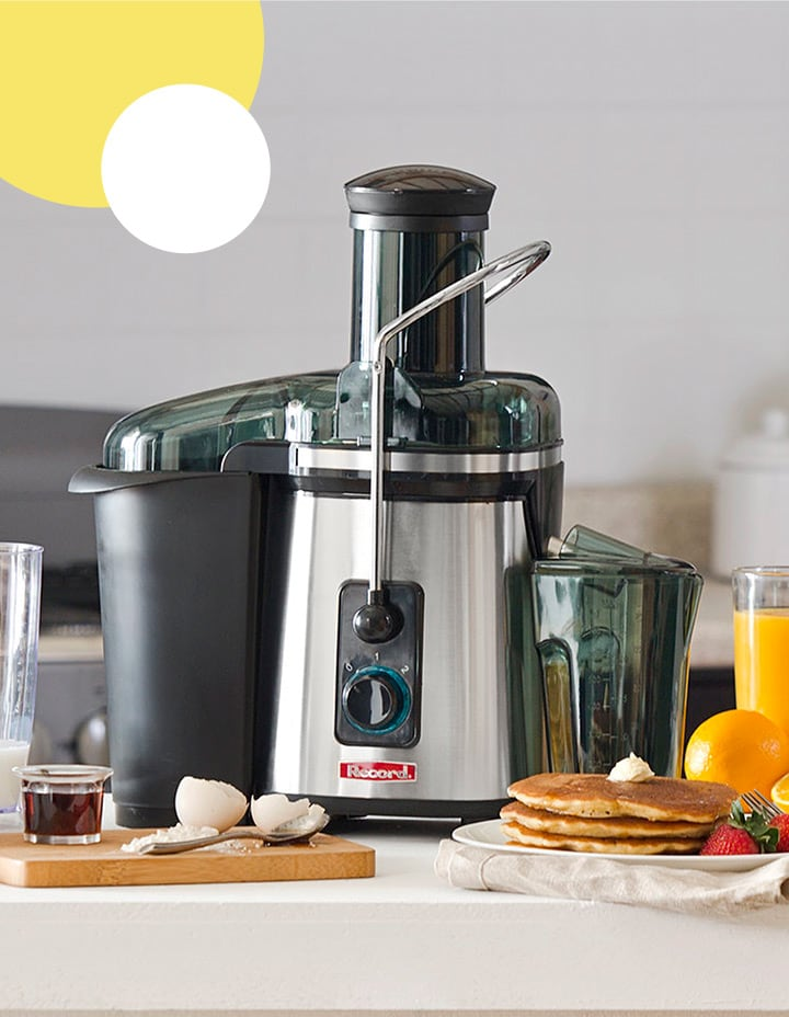 Extractor cromado de alimentos. Pulsa aquí para encontrar más extractores de alimentos, abre en pestaña nueva. 